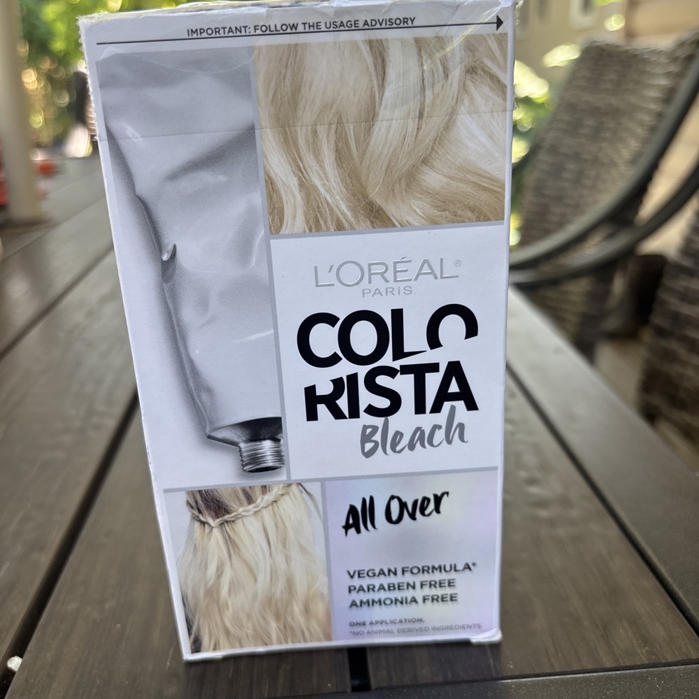 L'OREAL Colorista Bleach Hair Elixir All Over Vegan Formula 50ml New